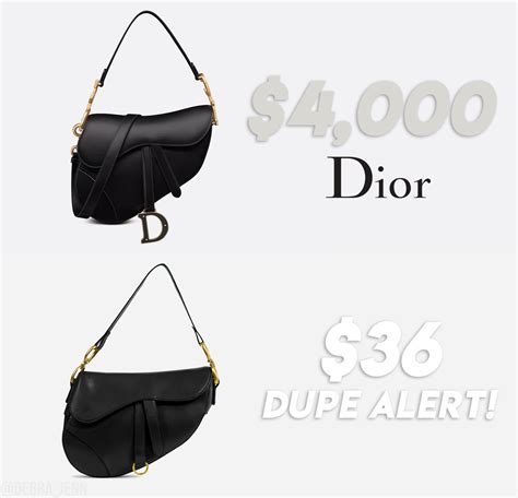 christian dior book bag dupe|Dior saddle bag look alike.